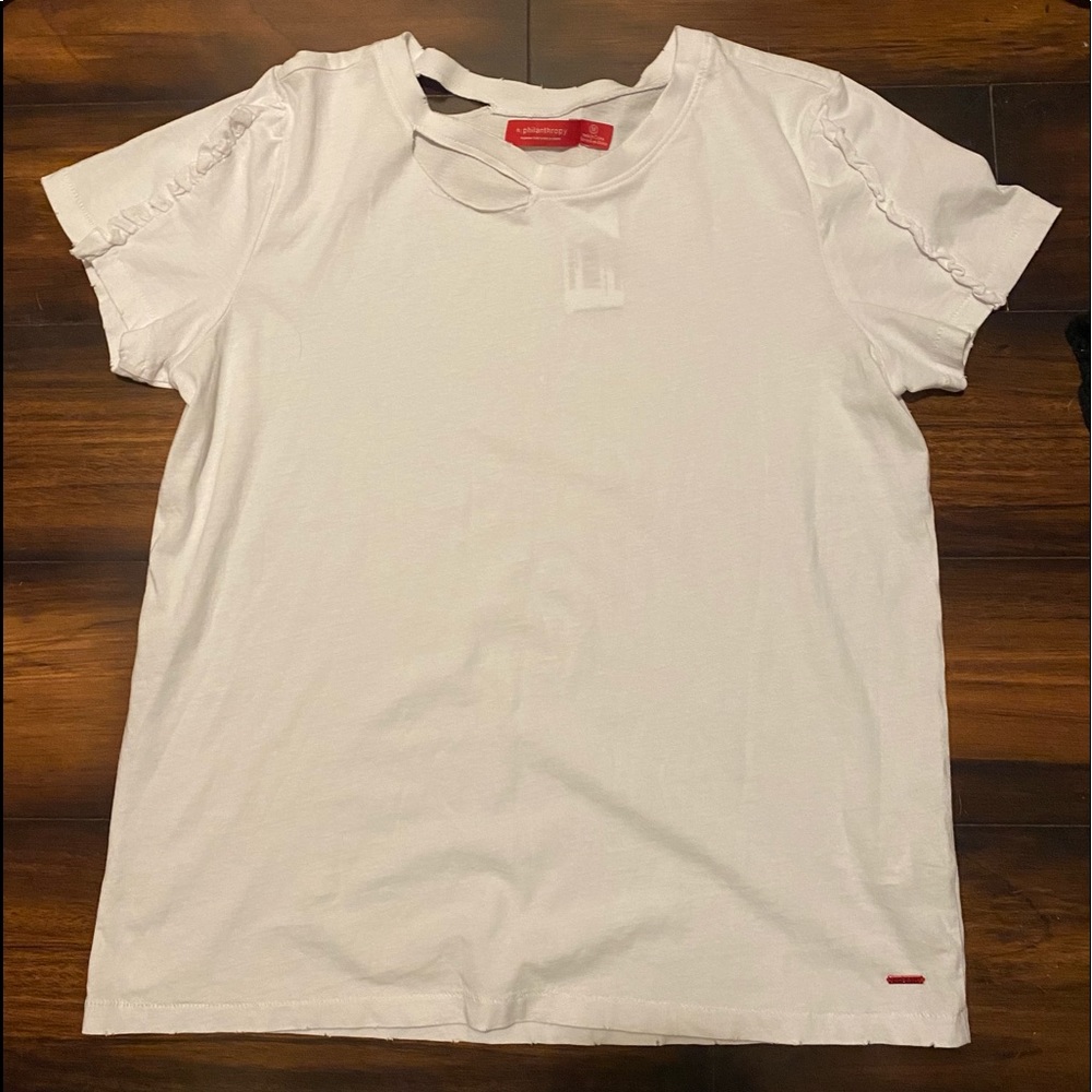 N:PHILANTHROPHY white tee. Size MEDIUM.